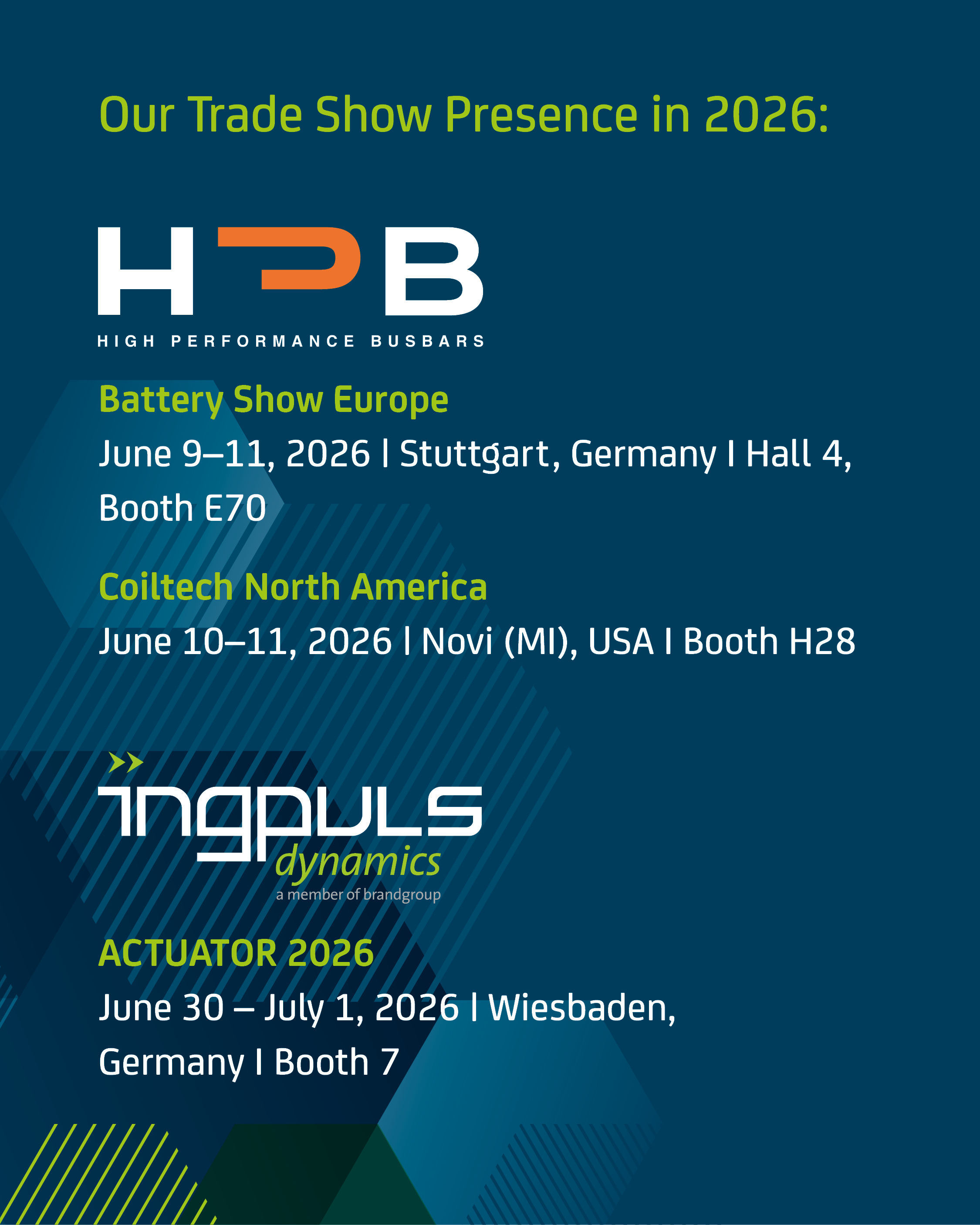 High Performance Busbars High Performance Busbars