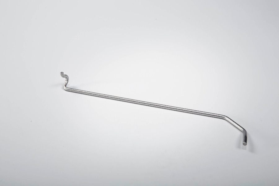 Drehstabfeder mit anspruchsvoller Biegekontur Drehstabfeder mit anspruchsvoller Biegekontur