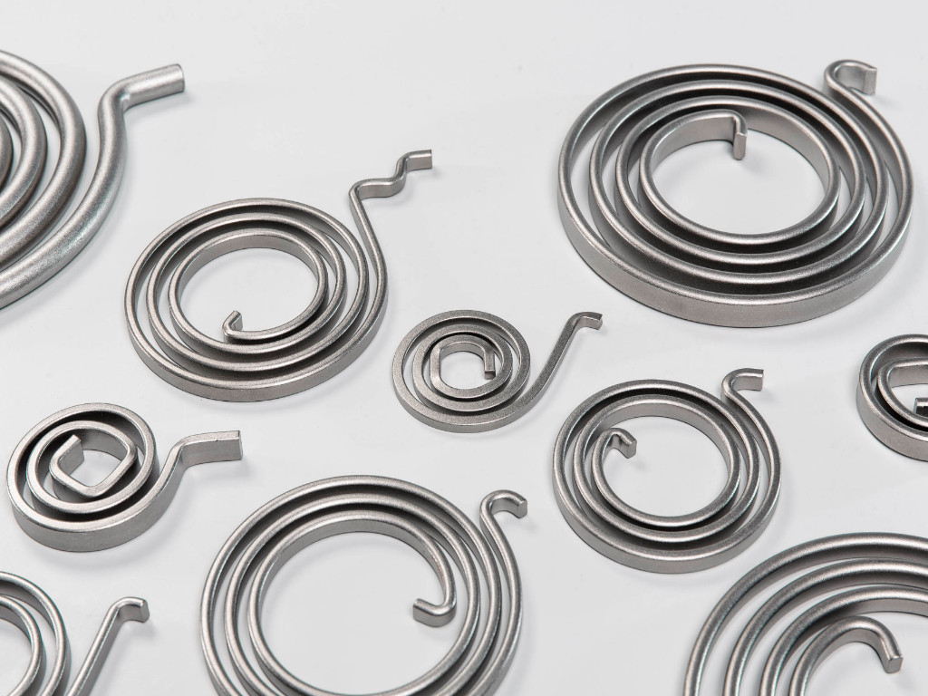 Gruppenbild Flachspiralfedern Flachspiralfedern